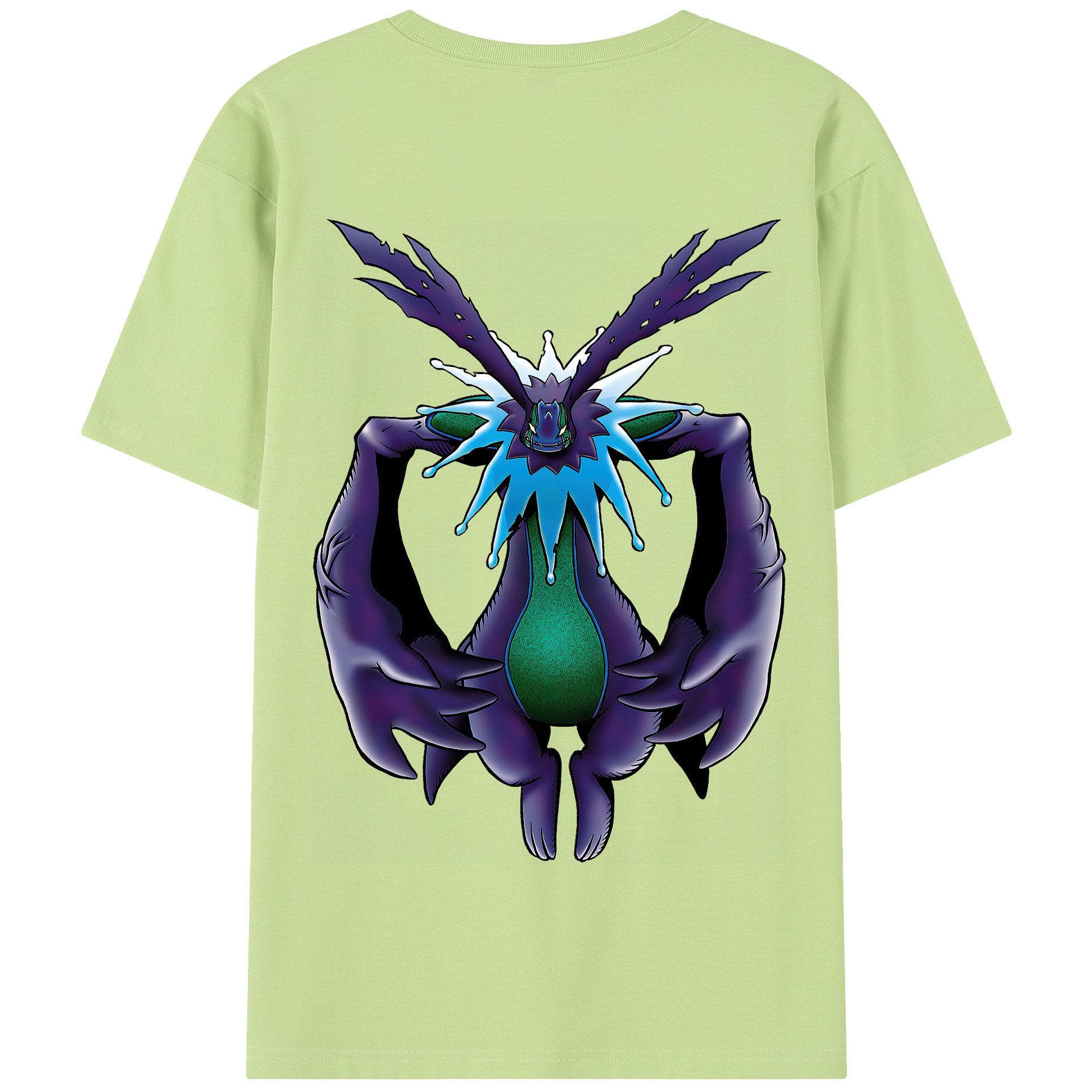 （画像用） Digimon デジタルモンスター/デジモン 綿100％半袖Tシャツ（背面プリント）
